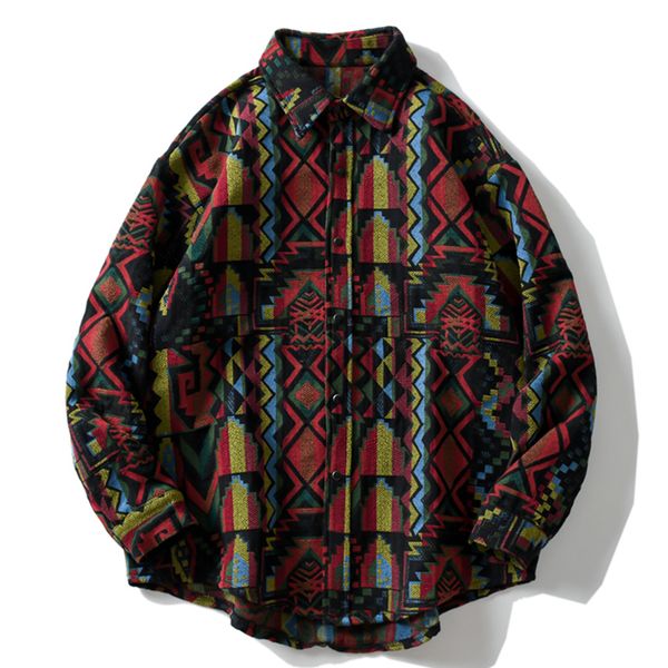 2021 new hip hop national style geometry knitted retro ethnic embroidery long sleeve shirts mens harajuku streetwear button shirt uhgq, White
2021 new hip hop national style geometry knitted retro ethnic embroidery long sleeve shirts mens harajuku streetwear button shirt uhgq, White