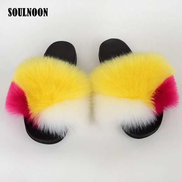 women faux fur slippers summer fluffy sandals female furry slides plush home shoes fashion summer cute fur flip flops size 36-451, Black
women faux fur slippers summer fluffy sandals female furry slides plush home shoes fashion summer cute fur flip flops size 36-451, Black