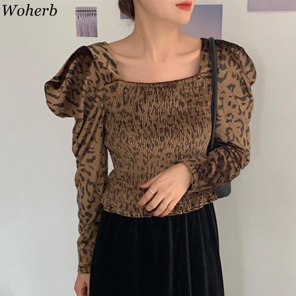 woherb vintage blouse women korean chic fall clothes shirt pleated sweet blouses leopard velvet blusas mujer de moda 2020, White
woherb vintage blouse women korean chic fall clothes shirt pleated sweet blouses leopard velvet blusas mujer de moda 2020, White