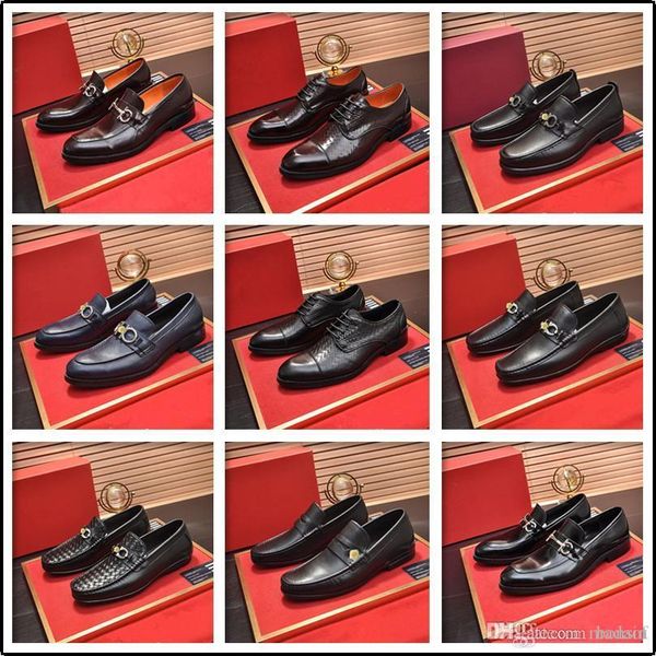 61 new men's genuine leather shoes business dress men casual shoes leather apartments wedge platform 33, Black
61 new men's genuine leather shoes business dress men casual shoes leather apartments wedge platform 33, Black