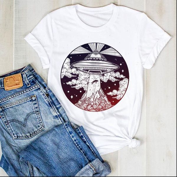 women lady ufo cute 90s printed ladies fashion summer t tee tshirt womens female shirt clothes graphic t shirt, White
women lady ufo cute 90s printed ladies fashion summer t tee tshirt womens female shirt clothes graphic t shirt, White