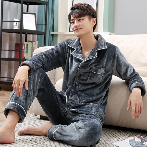men's sleepwear winter coral fleece pajamas for men dormir lounge pjs man's bedroom home clothes pijamas thicken bedgown warm pyja, Black;brown
men's sleepwear winter coral fleece pajamas for men dormir lounge pjs man's bedroom home clothes pijamas thicken bedgown warm pyja, Black;brown