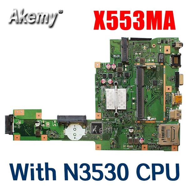 new amazoon x553ma with n3530 cpu mainboard rev2.0 for asus f503m x503m f553ma x503ma d503m lapmotherboard main board
new amazoon x553ma with n3530 cpu mainboard rev2.0 for asus f503m x503m f553ma x503ma d503m lapmotherboard main board