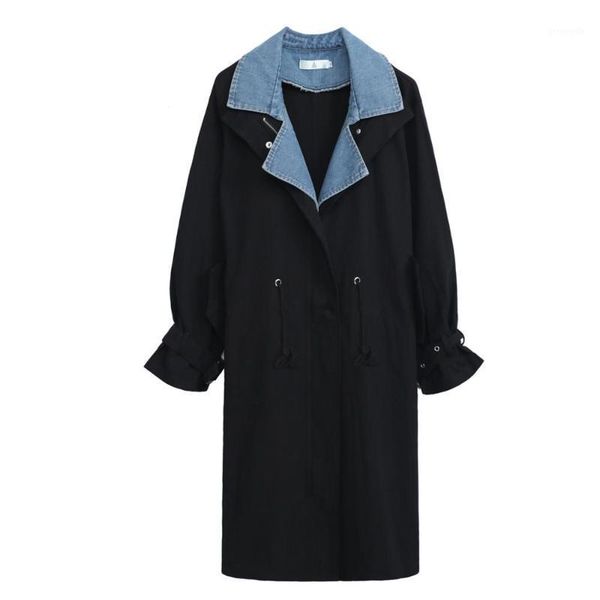 autumn fashion lapel fake two trench coats 4xl plussize women1, Tan;black
autumn fashion lapel fake two trench coats 4xl plussize women1, Tan;black