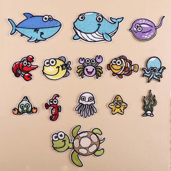 marine life embroidery patch heat transfers iron sew on patches for clothing diy clothes stickers decorative appliques 47206
marine life embroidery patch heat transfers iron sew on patches for clothing diy clothes stickers decorative appliques 47206