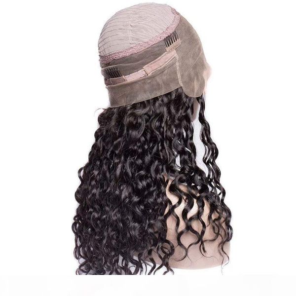 360 full lace wig pre plucked with baby hair water wave brazilian human hair wigs 150% density full human hair natural hine, Black;brown
360 full lace wig pre plucked with baby hair water wave brazilian human hair wigs 150% density full human hair natural hine, Black;brown