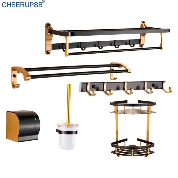 bath accessory set kit de banheiro space aluminum bathroom accessories towel shelf toilet paper box brush holders hook design hardware sets
bath accessory set kit de banheiro space aluminum bathroom accessories towel shelf toilet paper box brush holders hook design hardware sets