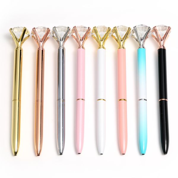 the latest version of the da carat diamond crystal pen gem ballpoint pen wedding office supplies metal ring ball pen ing, Blue;orange
the latest version of the da carat diamond crystal pen gem ballpoint pen wedding office supplies metal ring ball pen ing, Blue;orange