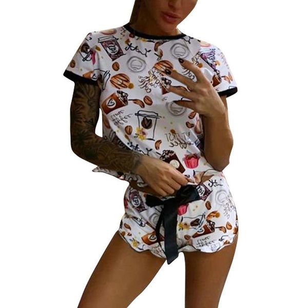 summer fashion two pieces set casual printed ruffles short sleeve and drawstring shorts women cute home tracksuit sj6097m, Gray
summer fashion two pieces set casual printed ruffles short sleeve and drawstring shorts women cute home tracksuit sj6097m, Gray