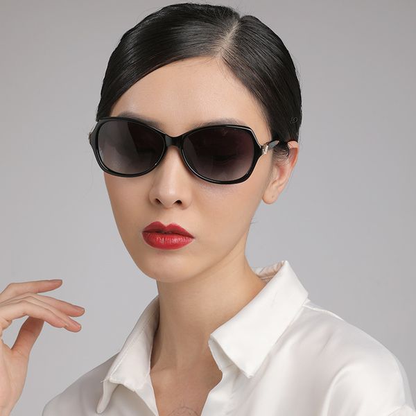 sunglasses women's new fashion polarizing glasses sunglasses women's fashion net red sunglasses 7318, White;black