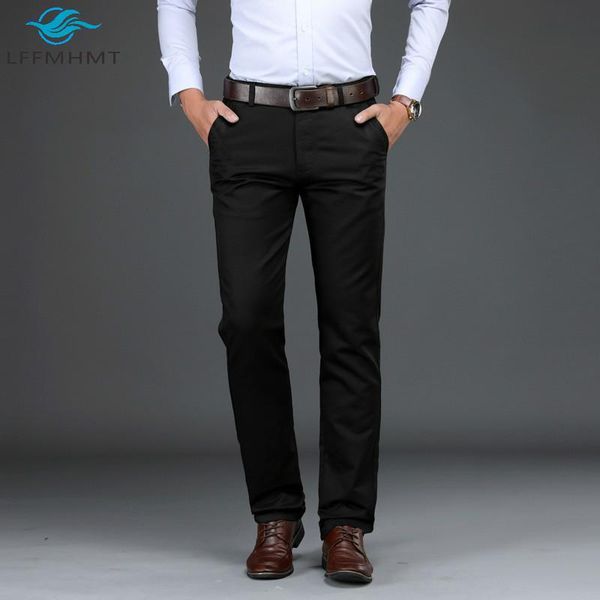 spring autumn fashion men solid color tencel straight suit pants male business casual slim straight formal trousers, White;black
spring autumn fashion men solid color tencel straight suit pants male business casual slim straight formal trousers, White;black