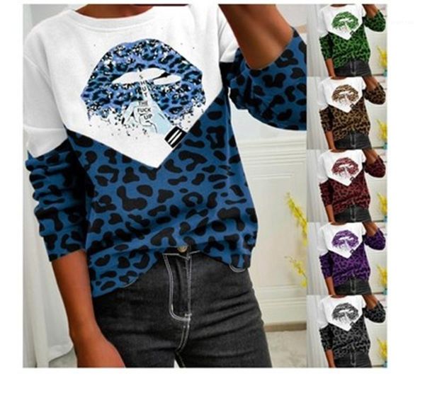 sweatshirts ladies leopard long sleeve sweatshirts fashion trend round neck lips hooded pullover designer female loose casual plus size, Black
sweatshirts ladies leopard long sleeve sweatshirts fashion trend round neck lips hooded pullover designer female loose casual plus size, Black