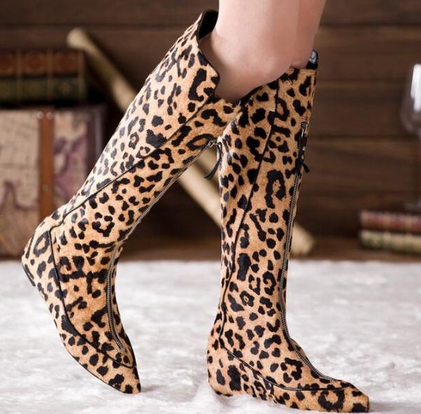 2020 35-41 black/leopard size printout toe from knee high to woman 4-inch heel height increasing long boots 2ho8
2020 35-41 black/leopard size printout toe from knee high to woman 4-inch heel height increasing long boots 2ho8