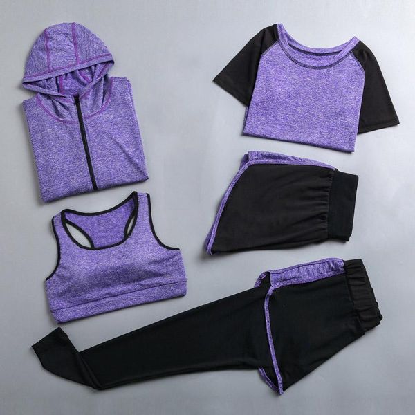 yoga outfits gym five 5 piece set workout clothes for women sports bra and pants running outdoors wear clothing set1, White;red
yoga outfits gym five 5 piece set workout clothes for women sports bra and pants running outdoors wear clothing set1, White;red