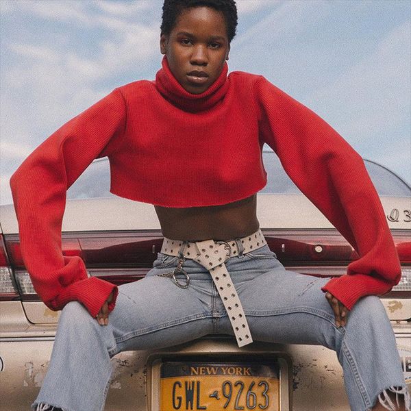fashion brand women winter high collar crop knitted pullover sweater knitwear jumper clothes short clothing, White;black
fashion brand women winter high collar crop knitted pullover sweater knitwear jumper clothes short clothing, White;black