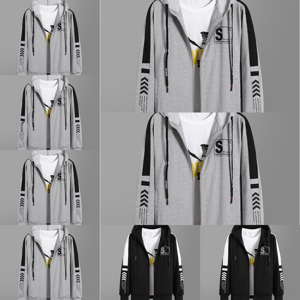 mrr6e men's sweatshirtzipper sweatshirt cardigan hooded new trendy autumn trendy zipper youth sports casual men's long sleeve swea, Black
mrr6e men's sweatshirtzipper sweatshirt cardigan hooded new trendy autumn trendy zipper youth sports casual men's long sleeve swea, Black