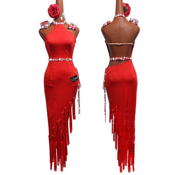 new latin dance dresses for women red club party dancer singer performing clothes fringe tassel red dress dm10411, Black;red
new latin dance dresses for women red club party dancer singer performing clothes fringe tassel red dress dm10411, Black;red