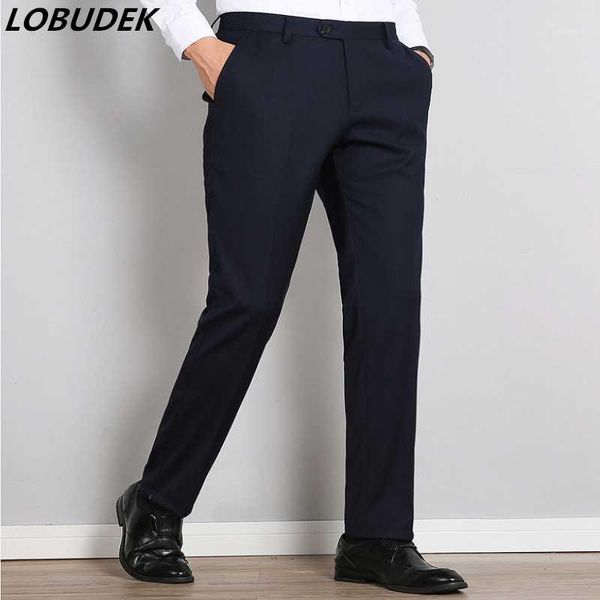 men's suit pants summer thin slim fit office business casual long pants fashion trousers black/gray/navy blue plus size 30-411, White;black
men's suit pants summer thin slim fit office business casual long pants fashion trousers black/gray/navy blue plus size 30-411, White;black
