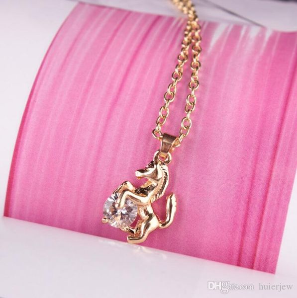 pretty necklace for women cool horse pendant long chain choker necklace animal zircon necklaces, Silver
pretty necklace for women cool horse pendant long chain choker necklace animal zircon necklaces, Silver