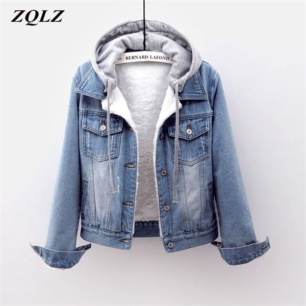 zqlz plus size s-5xl winter jacket women 2020 new thick hooded denim coat female casual short parka mujer jean jacket 1014, Black
zqlz plus size s-5xl winter jacket women 2020 new thick hooded denim coat female casual short parka mujer jean jacket 1014, Black