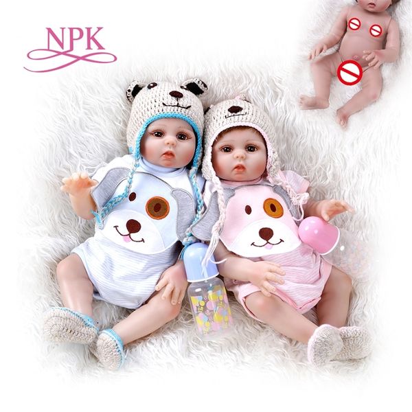 48cm premie bebe doll reborn baby sweet twins in pink and blue full body soft silicone lifelike soft baby doll bath toy anatom y200111
48cm premie bebe doll reborn baby sweet twins in pink and blue full body soft silicone lifelike soft baby doll bath toy anatom y200111