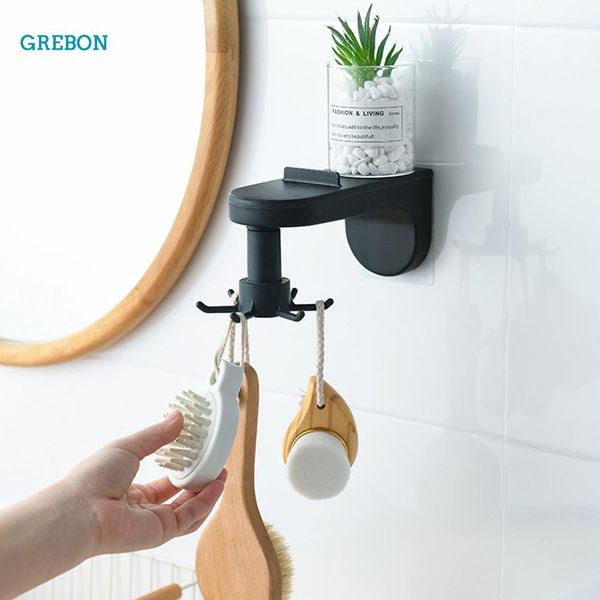 360 degree rotated kitchen hook self adhesive 6 hook wall door hook hanging rack holder for lid bathroom organizer storage shelf wmtzch
360 degree rotated kitchen hook self adhesive 6 hook wall door hook hanging rack holder for lid bathroom organizer storage shelf wmtzch