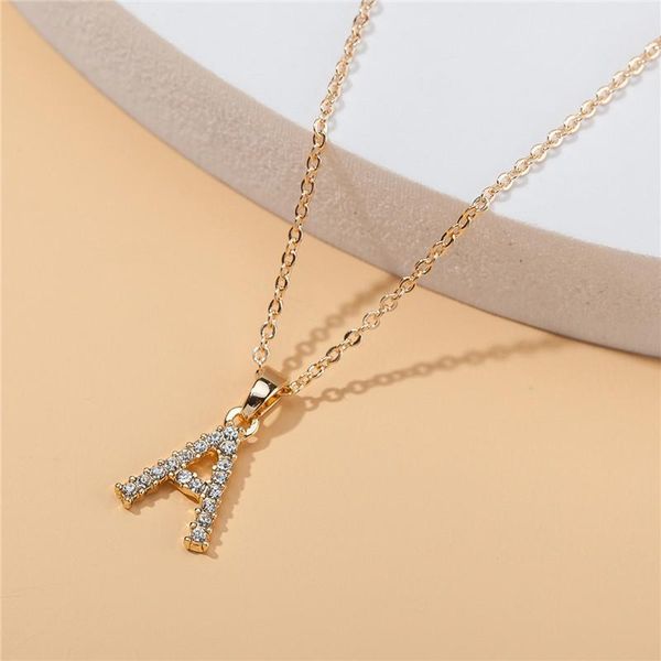 european cz 26 initial letter necklace for women gold sliver color pave zircon letters pendant necklace fashion collares jewelry, Silver
european cz 26 initial letter necklace for women gold sliver color pave zircon letters pendant necklace fashion collares jewelry, Silver
