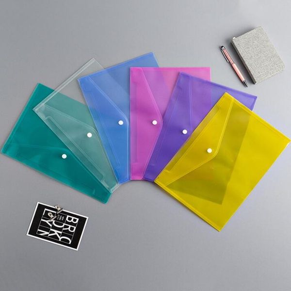 4 color a4 document file bags with snap button transparent filing envelopes plastic files paper folders 18c wll1162
4 color a4 document file bags with snap button transparent filing envelopes plastic files paper folders 18c wll1162