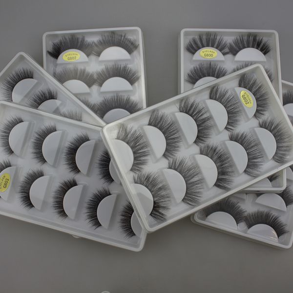 5 pairs mink eyelashes 3d false lashes winged thick makeupeyelash dramatic lashes natural volume soft fake eye lashes g800
5 pairs mink eyelashes 3d false lashes winged thick makeupeyelash dramatic lashes natural volume soft fake eye lashes g800
