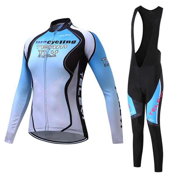 racing sets teleyi women's long sleeve bicycle clothing set 2021 pro mountain bike mallot clothes cycling jersey kit triathlon suit uni, Black;blue
racing sets teleyi women's long sleeve bicycle clothing set 2021 pro mountain bike mallot clothes cycling jersey kit triathlon suit uni, Black;blue