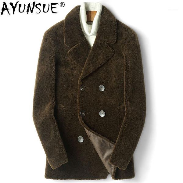 ayunsue real sheep shearling fur coat winter jacket men streetwear wool coats suede lining windbreaker jackets d-14-1819 my11691, Black
ayunsue real sheep shearling fur coat winter jacket men streetwear wool coats suede lining windbreaker jackets d-14-1819 my11691, Black