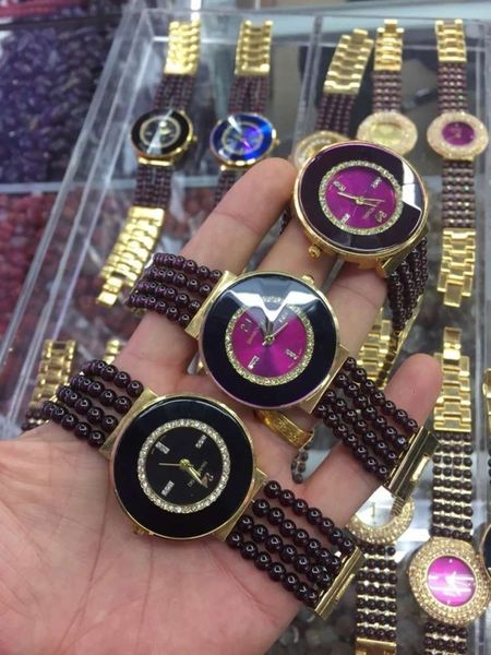 style ketang novel jewelry natural electronic garnet fashion watch vv04, Slivery;brown
style ketang novel jewelry natural electronic garnet fashion watch vv04, Slivery;brown