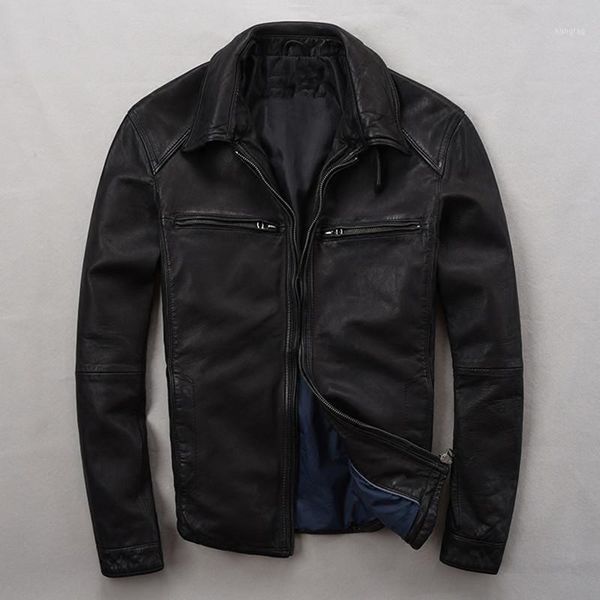 2020 black men russian autumn smart casual leather jacket plus size 3xl genuine sheepskin slim fit fashion natural leather coat1 
2020 black men russian autumn smart casual leather jacket plus size 3xl genuine sheepskin slim fit fashion natural leather coat1