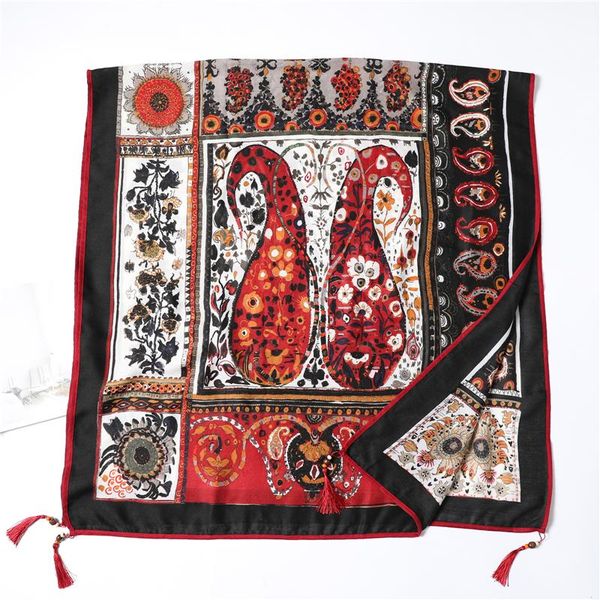 2020 new women scarf hijab cotton pashmina design print bohemia female foulard head scarf beach shawls winter scarves wmtnox bdesybag, Blue;gray
2020 new women scarf hijab cotton pashmina design print bohemia female foulard head scarf beach shawls winter scarves wmtnox bdesybag, Blue;gray