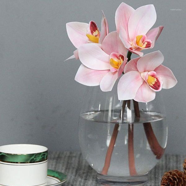 4 forks artificial orchid flower real touch cymbidium short shoot wedding decoration bride hand fake flowers home garden decor1
4 forks artificial orchid flower real touch cymbidium short shoot wedding decoration bride hand fake flowers home garden decor1