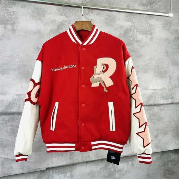 running cheetahs high street patchwork tweed jacket autumn winter loose men's and women's baseball jacket fashion, Black;brown
running cheetahs high street patchwork tweed jacket autumn winter loose men's and women's baseball jacket fashion, Black;brown
