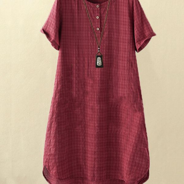 2020 round neck large size plaid loose casual 2020 round neck large size plaid loose pullover dress casual pullover dress mneng, Black;gray
2020 round neck large size plaid loose casual 2020 round neck large size plaid loose pullover dress casual pullover dress mneng, Black;gray