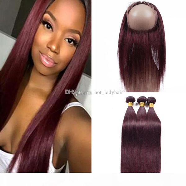 burgundy straight malaysian virgin human hair with 360 lace frontal closure pre plucked 360 frontal with bundles #99j straight hair weaves, Black;brown
burgundy straight malaysian virgin human hair with 360 lace frontal closure pre plucked 360 frontal with bundles #99j straight hair weaves, Black;brown
