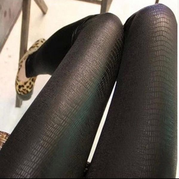 pencil pants stretch black trousers leggings summer immitation leather pants snake patten elastic skinny trousers, Black;white
pencil pants stretch black trousers leggings summer immitation leather pants snake patten elastic skinny trousers, Black;white