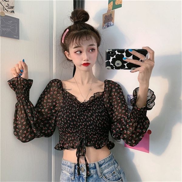 2021 new puff sleeve women ruffles short chiffon female 2021 new casual clothes lady spring party blouse wzrb, White
2021 new puff sleeve women ruffles short chiffon female 2021 new casual clothes lady spring party blouse wzrb, White