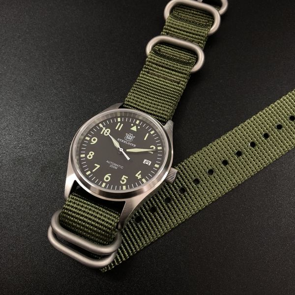 1940 re-engraved mark 9 pilot watch nh35 automatic mechanical watch auto date calendar stainless steel 20bar dive watch men t200324, Slivery;brown
1940 re-engraved mark 9 pilot watch nh35 automatic mechanical watch auto date calendar stainless steel 20bar dive watch men t200324, Slivery;brown