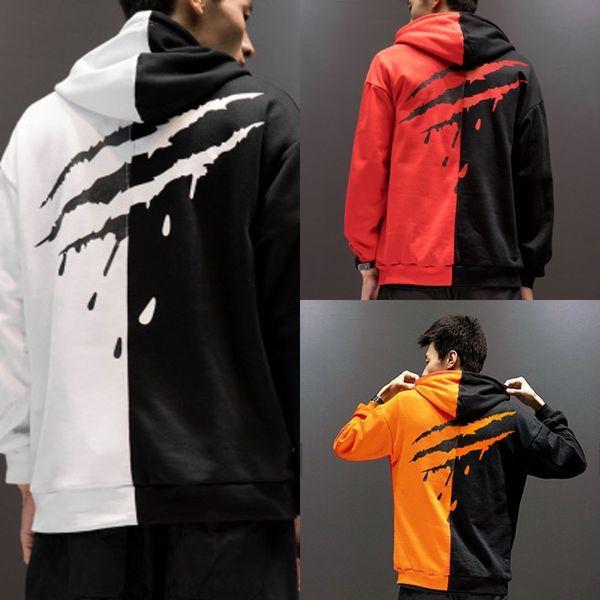 yyvqz magic and winter claw mark men's autumn scratch print coat sweater magic sweater coat hop loose black and white hip couple hooded
yyvqz magic and winter claw mark men's autumn scratch print coat sweater magic sweater coat hop loose black and white hip couple hooded