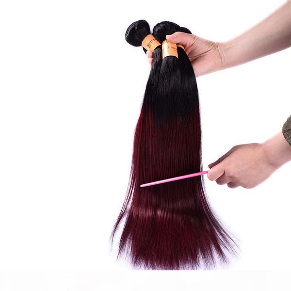 brazilian ombre straight human hair 4 bundles dark red 1b 99j burgundy brazilian virgin hair weave 100% red human hair extensions, Black
brazilian ombre straight human hair 4 bundles dark red 1b 99j burgundy brazilian virgin hair weave 100% red human hair extensions, Black