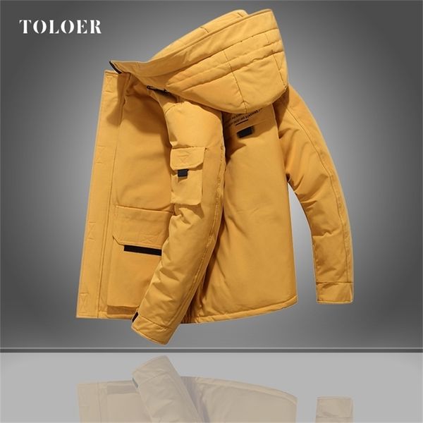 down jackets men autumn winter jacket safari style casual warm parkas white duck down coats mens hooded down jackets waterproof 201223, Black
down jackets men autumn winter jacket safari style casual warm parkas white duck down coats mens hooded down jackets waterproof 201223, Black