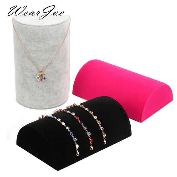 1pc quality velvet jewelry display rack base bracelet chain pendant necklace storage pillow wooden stand holder shelf showcase, Pink;blue
1pc quality velvet jewelry display rack base bracelet chain pendant necklace storage pillow wooden stand holder shelf showcase, Pink;blue