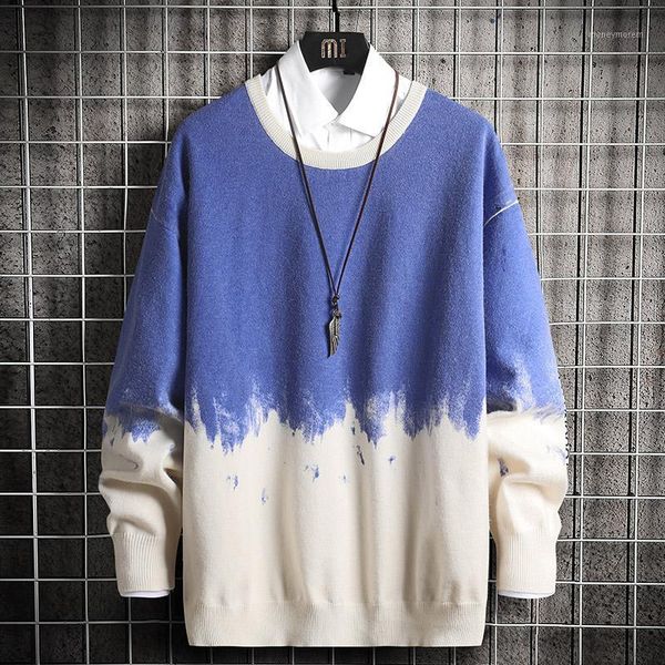 men's sweaters oversized mens knitted sweater men 2021 gradient jumper pullover hip hop harajuku casual blue men1, White;black
men's sweaters oversized mens knitted sweater men 2021 gradient jumper pullover hip hop harajuku casual blue men1, White;black