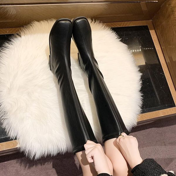 женщины boots за колено пинетки женские сапоги-ботинки женщин женщина зимняя обувь низкие каблуки пинетки круглый toe за-колена середина, Black
женщины boots за колено пинетки женские сапоги-ботинки женщин женщина зимняя обувь низкие каблуки пинетки круглый toe за-колена середина, Black