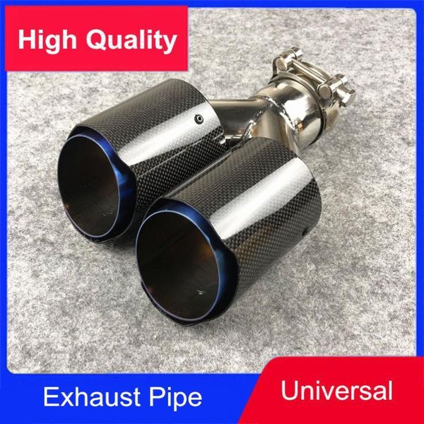 one piece shiny carbon fiber universal y style 2 outlet pipes car exhaust tips auto blue stainless steel exhaust pipe1
one piece shiny carbon fiber universal y style 2 outlet pipes car exhaust tips auto blue stainless steel exhaust pipe1