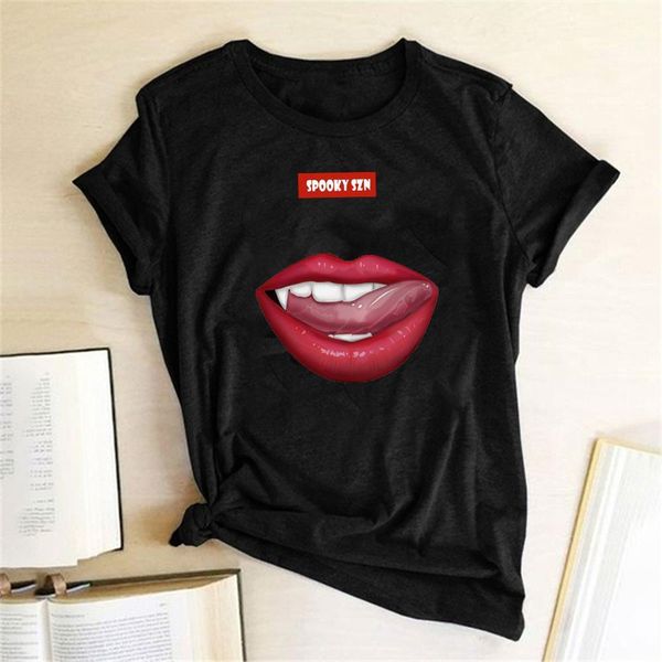 spooky szn red lips print t-shirts women summer graphic tees shirts for women loose aesthetic clothes crew neck ladies, White
spooky szn red lips print t-shirts women summer graphic tees shirts for women loose aesthetic clothes crew neck ladies, White