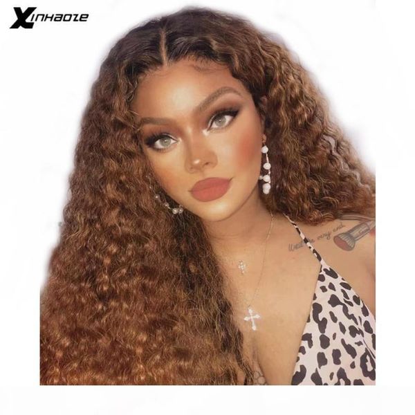 colored blonde kinky curly deep part 13x6 lace front wigs brazilian remy pre plucked ombre lace front human hair wigs for women, Black;brown
colored blonde kinky curly deep part 13x6 lace front wigs brazilian remy pre plucked ombre lace front human hair wigs for women, Black;brown
